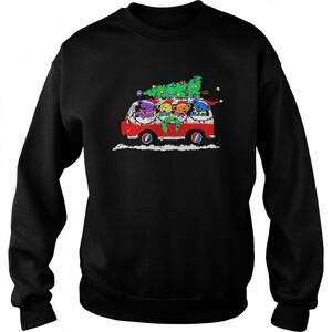 Grateful Dead Bears On Christmas Car Holiday Sweatshirt